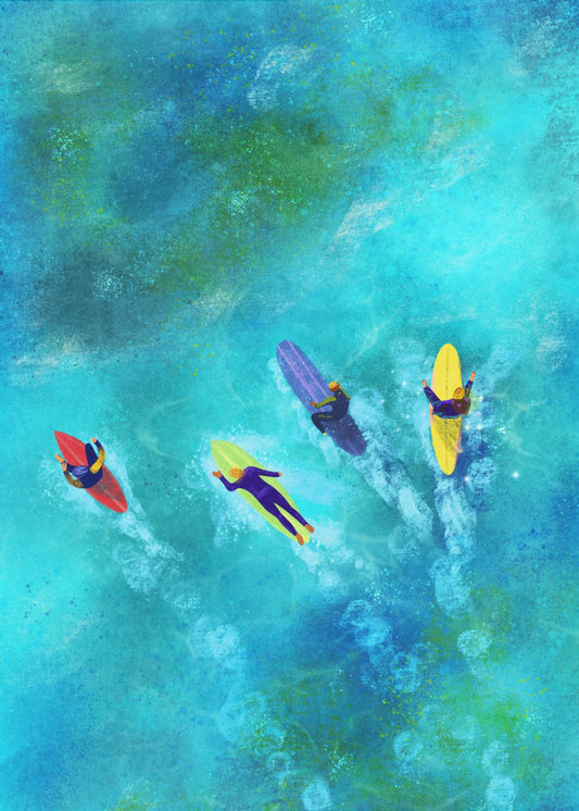 Surfer Dudes | Poster