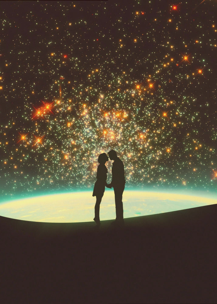 A Cosmic Kiss | Canvas