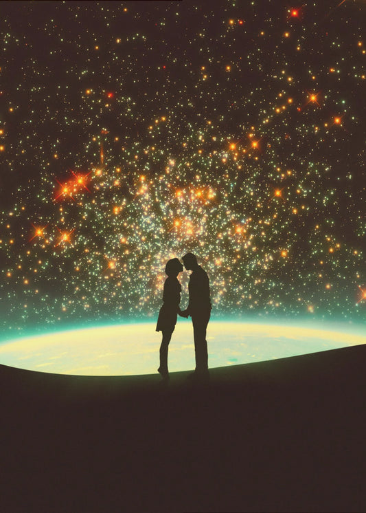 A Cosmic Kiss | Canvas