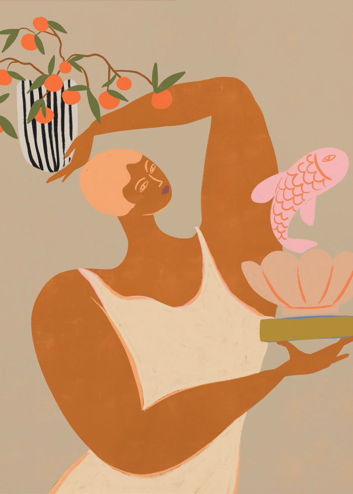 Fish And Oranges | Poster