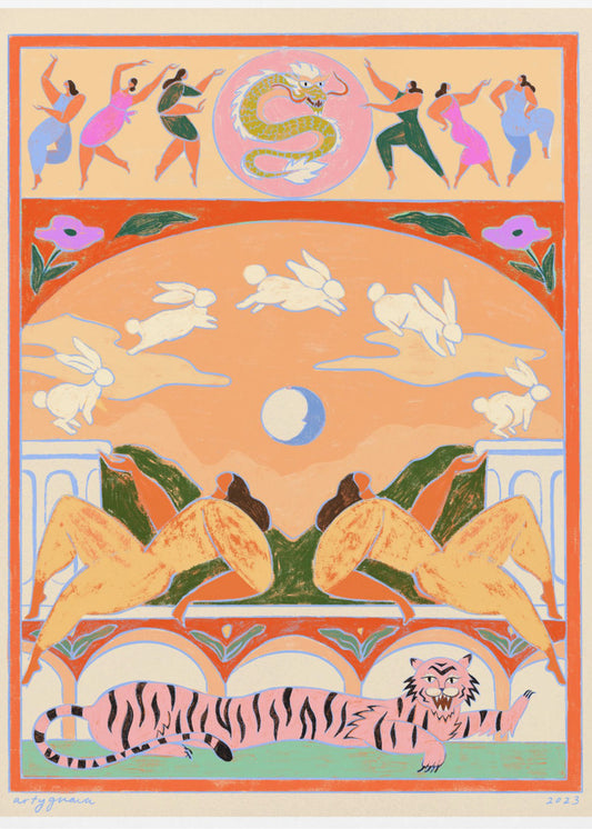 Rabbit Jumps Over the Moon | Poster