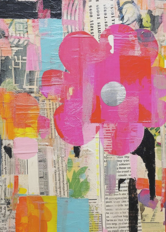 Vibrant Collage Dream | Canvas