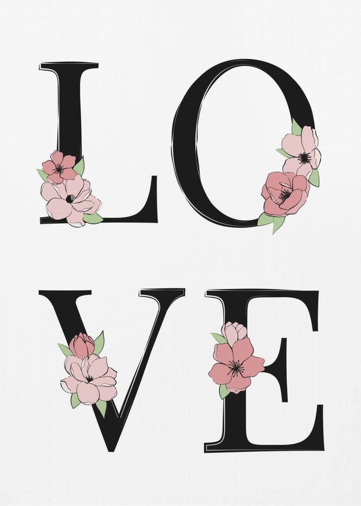 Floral Love Bloom | Canvas