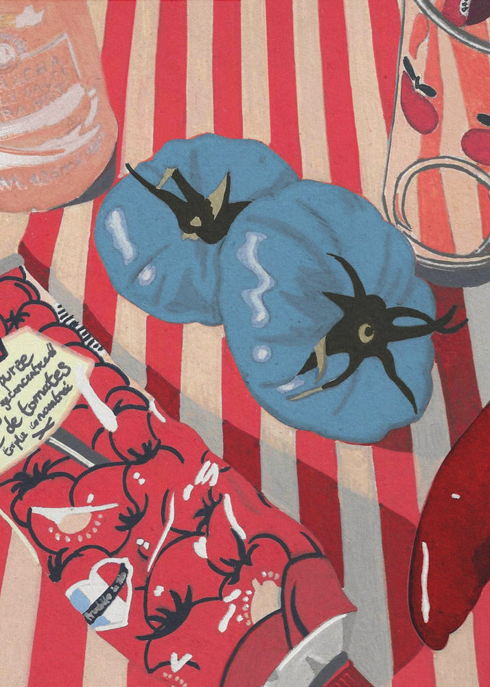 Blue Tomatoes | Poster