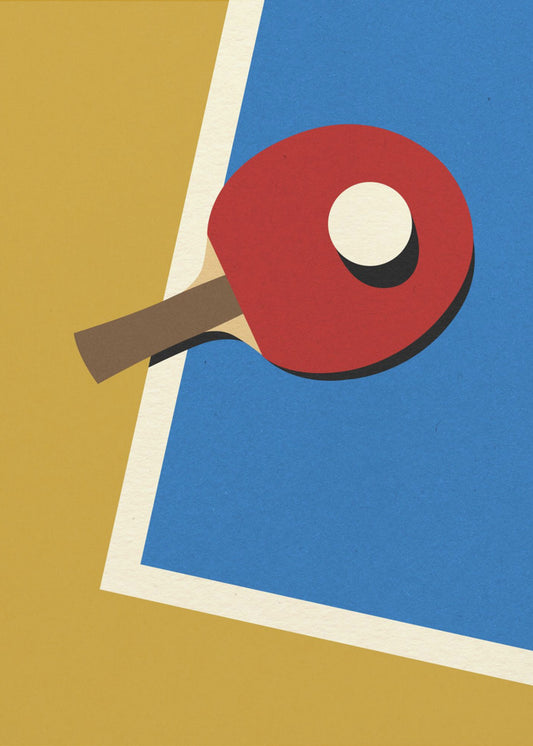 Table Tennis Team Red | Poster