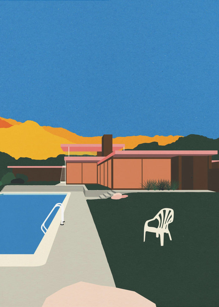 Kaufmann Desert House Poolside | Canvas
