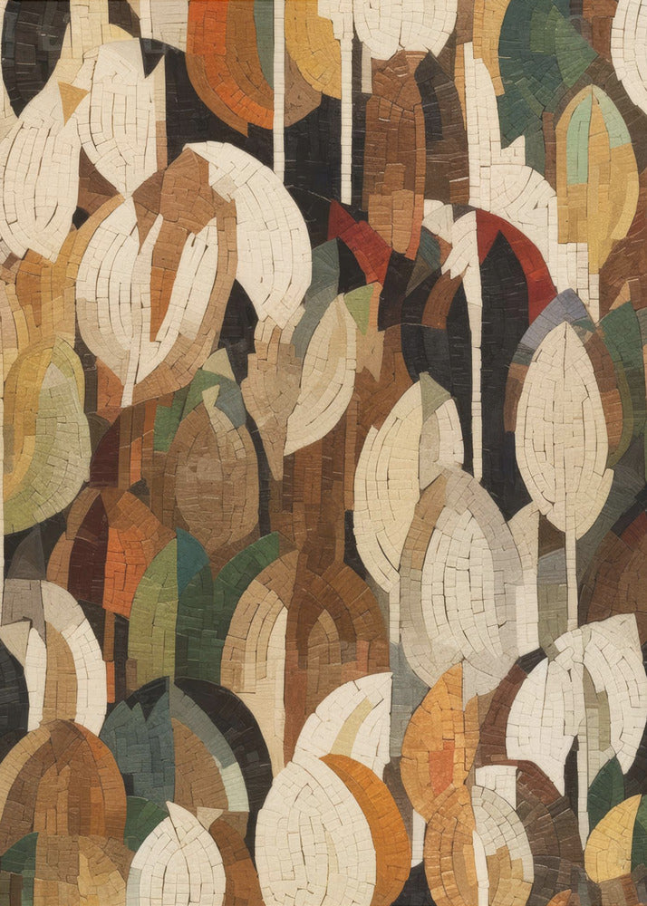 Mosaic Forest Vibrance | Canvas