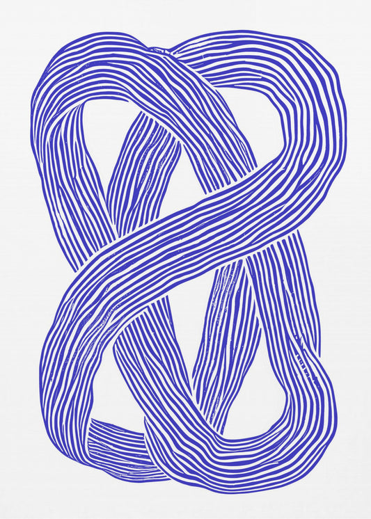 Blue Infinity Loop | Canvas