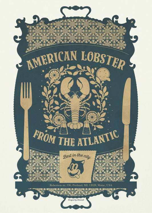 Lobster Baroque Print | Poster