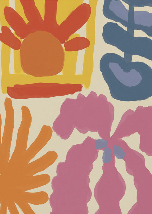 Vibrant Shapes | Canvas