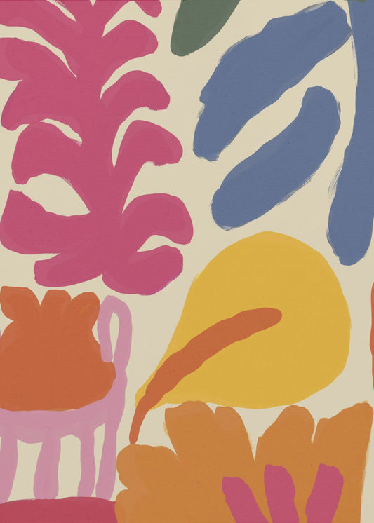 Bold Floral Dance | Canvas