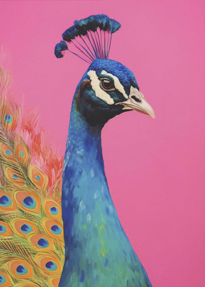 Peacock's Vibrance | Poster