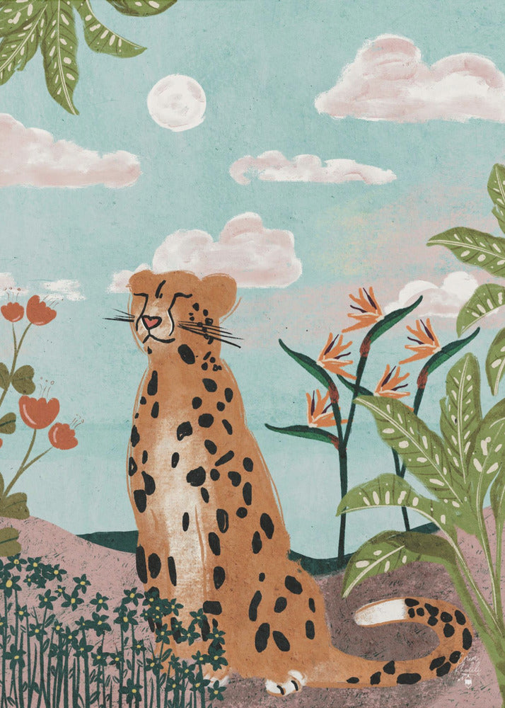 Leopard In Jungle  Erum Khalili.png | Poster