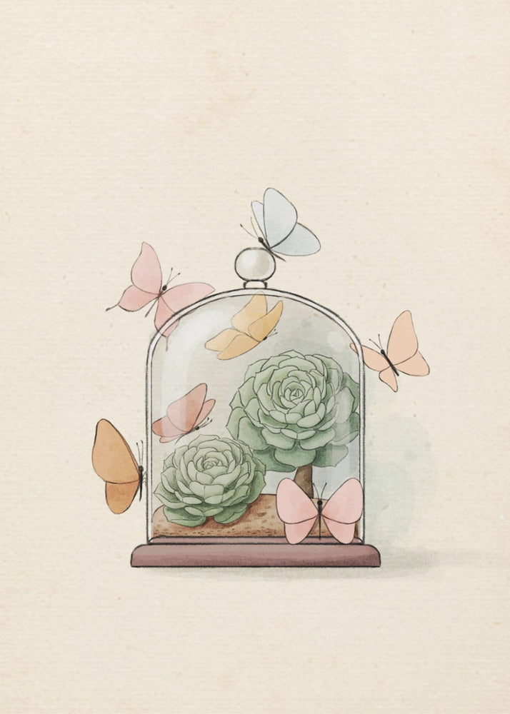 Succulent Fairy Plant | Poster