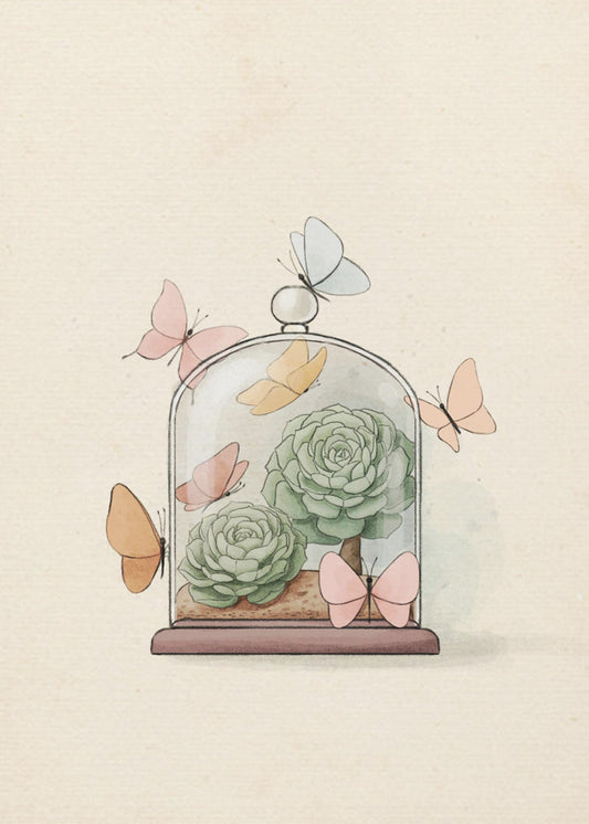 Succulent Fairy Plant | Poster