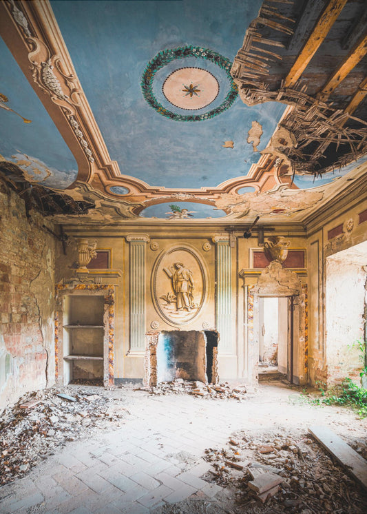 Abandoned Villa with Fresco | Poster