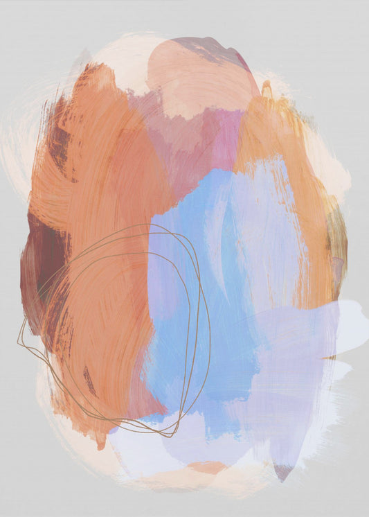 Abstract Brush Strokes 38Z | Canvas