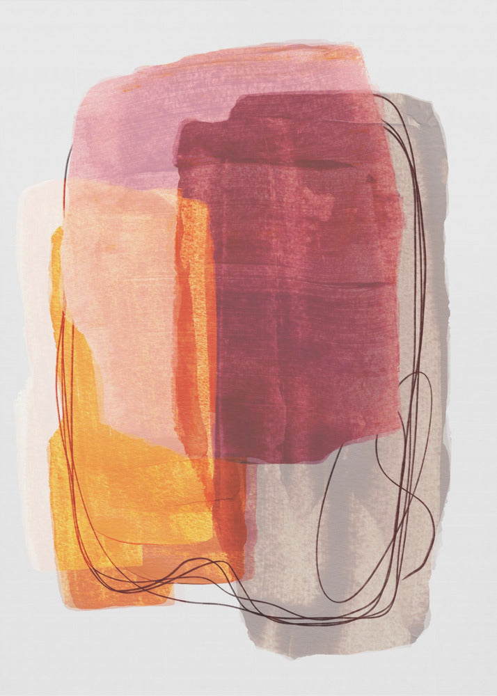 Abstract Brush Strokes 51 | Canvas