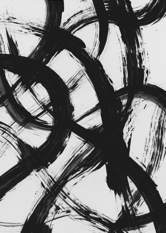 Abstract Brush Strokes 98X | Canvas