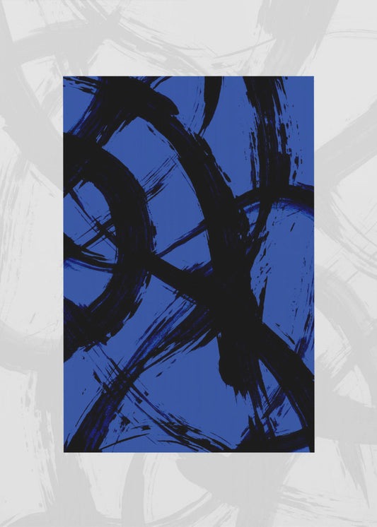 Abstract Brush Strokes 98Y | Canvas