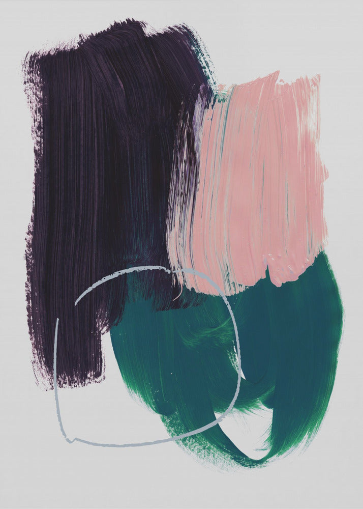 Abstract Brush Strokes 10 | Canvas