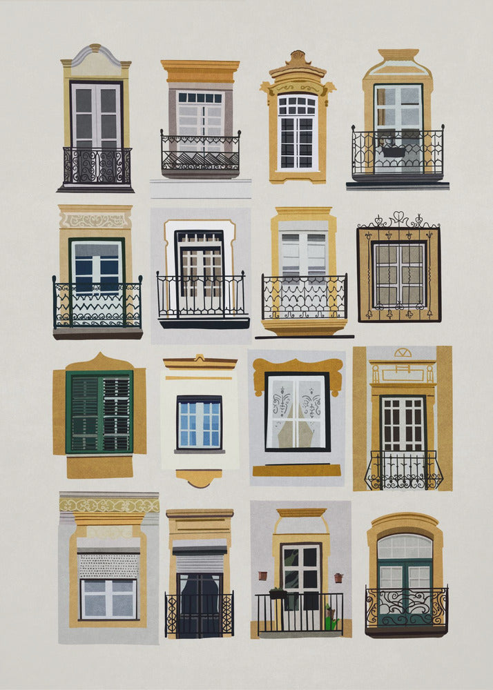 Windows of Lisbon | Poster