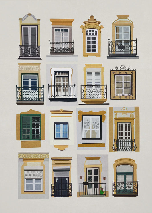 Windows of Lisbon | Canvas