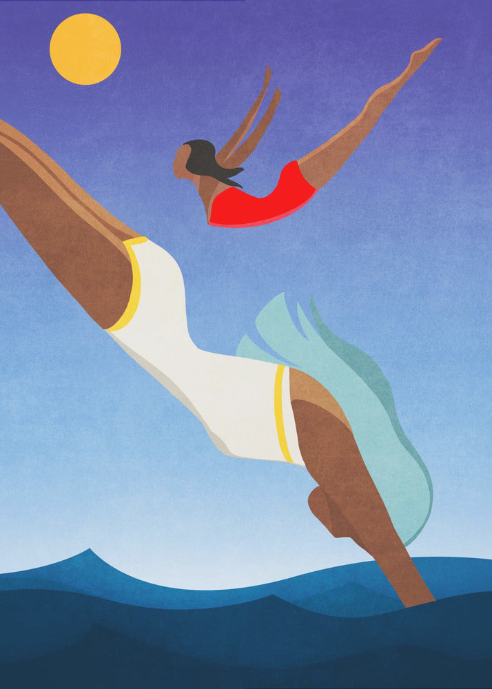 Graceful Dive | Canvas