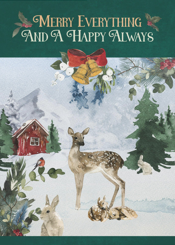 Merry Woodland Scene | Canvas