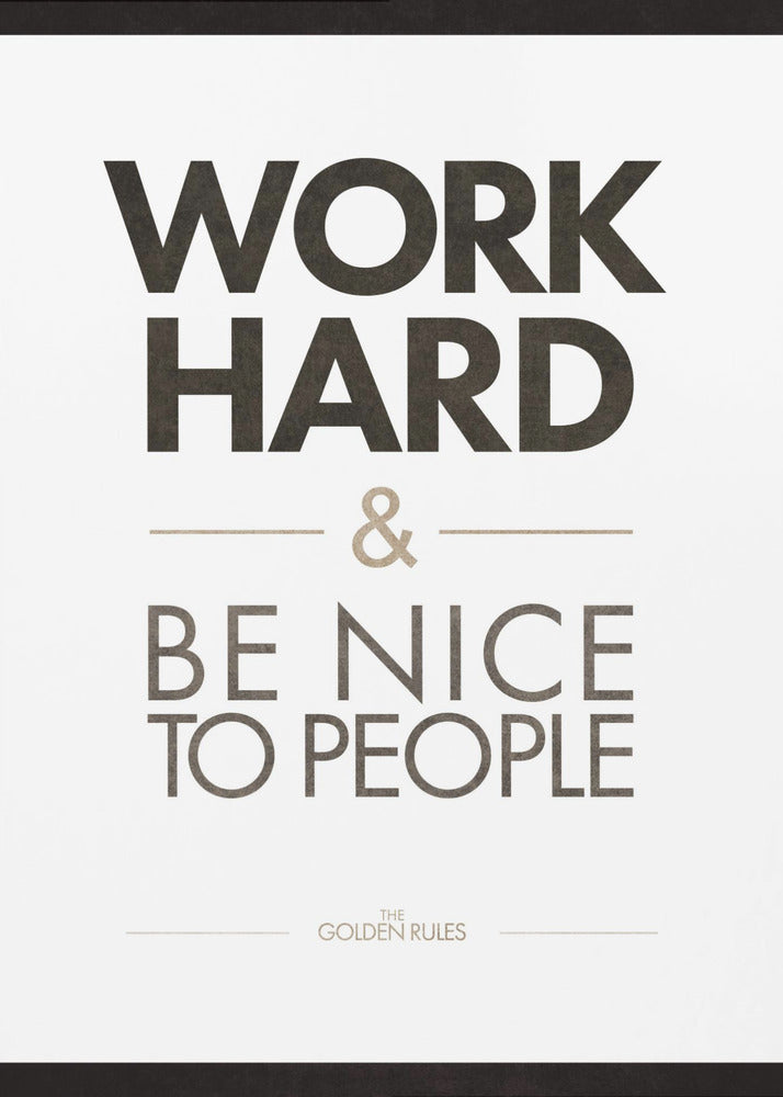 Golden Life Rules | Canvas