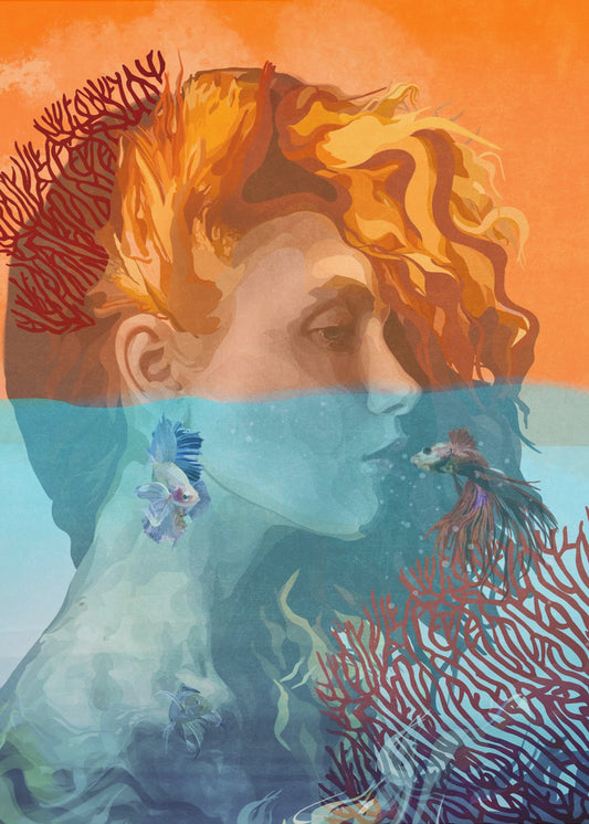 Oceanic Duality | Canvas