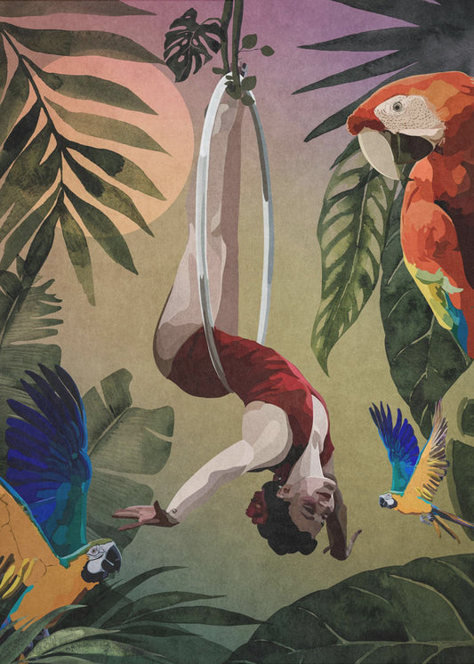 Jungle Aerial Ballet | Canvas