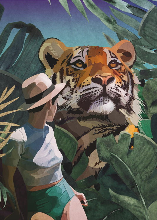 Jungle Encounter | Canvas