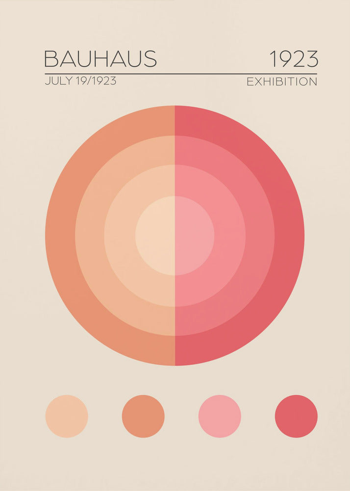 Bauhaus Circles | Poster