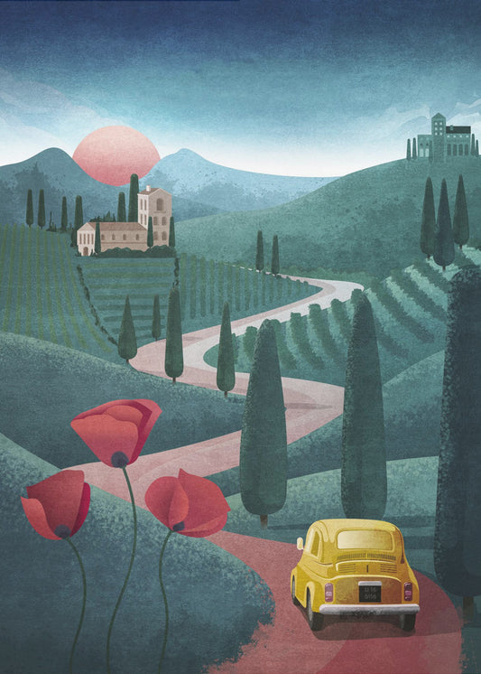 Sunset Journey | Canvas