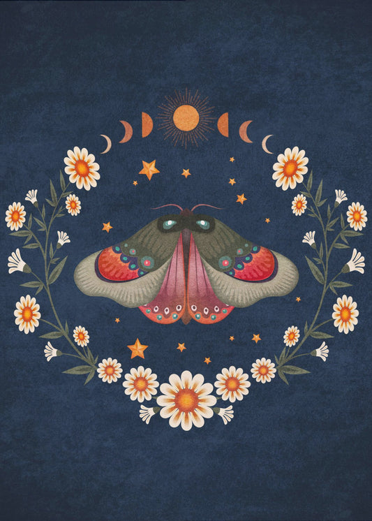 Lunar Moth Harmony | Poster