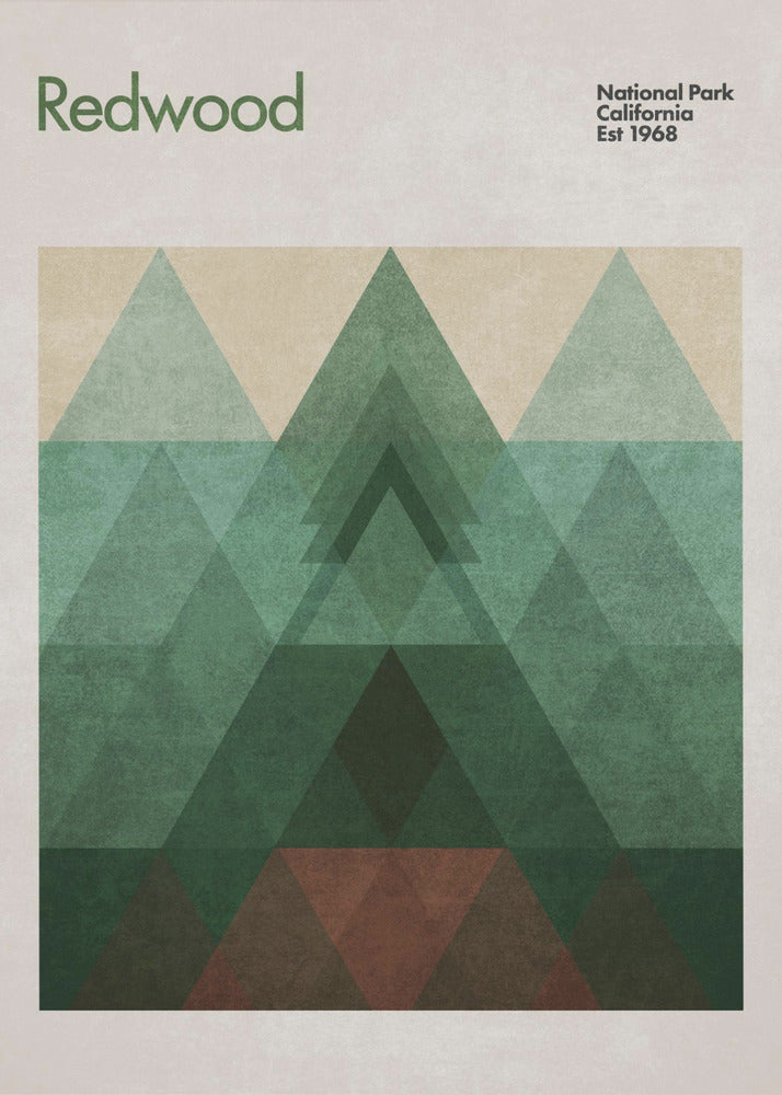 Triangular Redwood | Poster