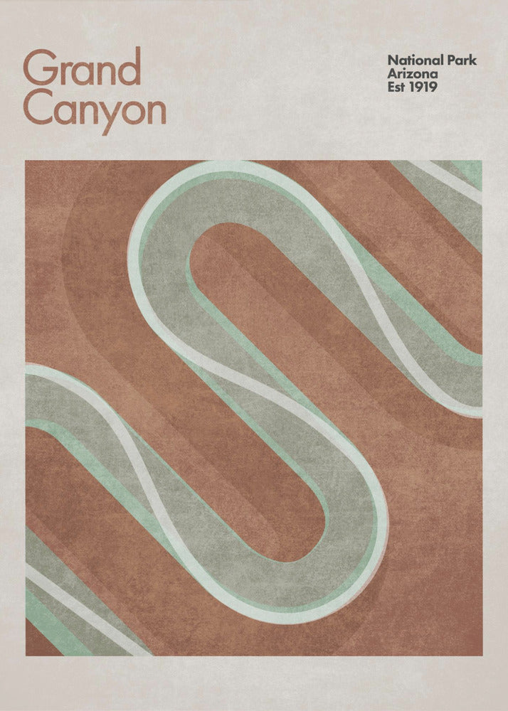 Canyon Wave Flow | Canvas
