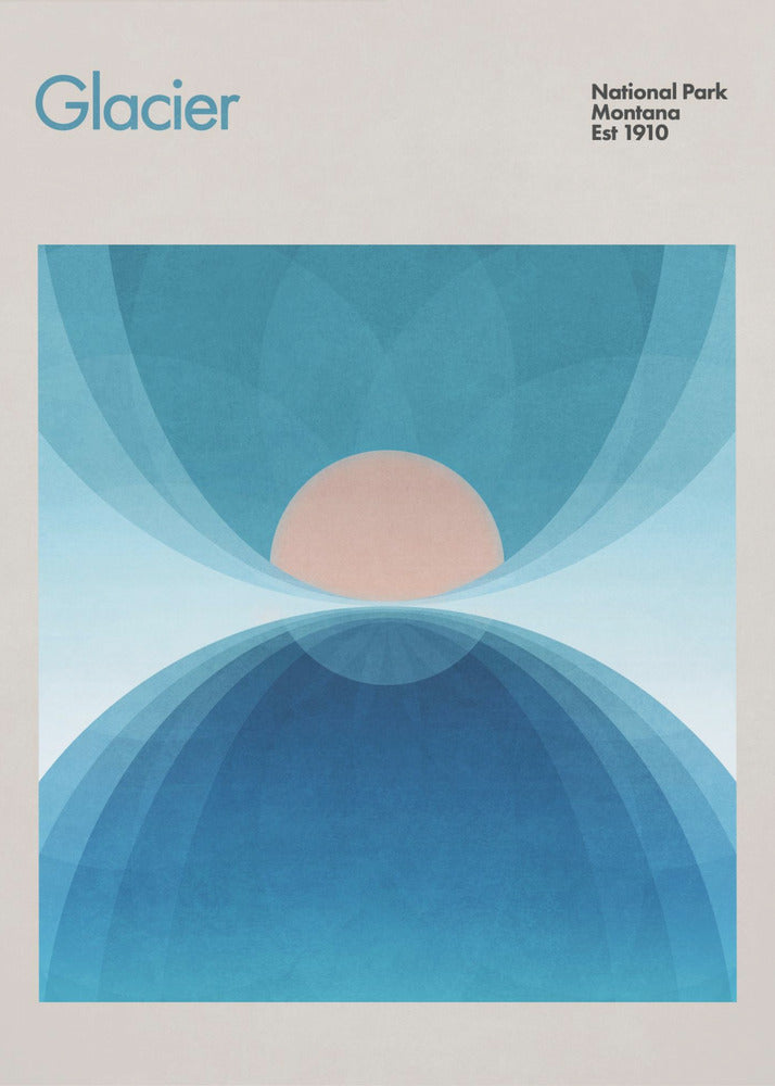 Serene Glacier View | Poster