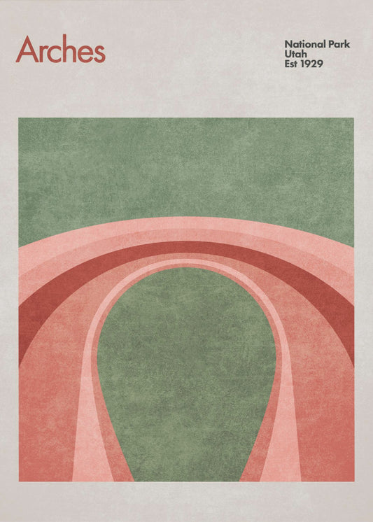 Abstract Arches | Poster