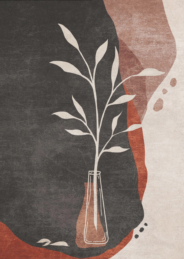 Vase and Leaves | Poster