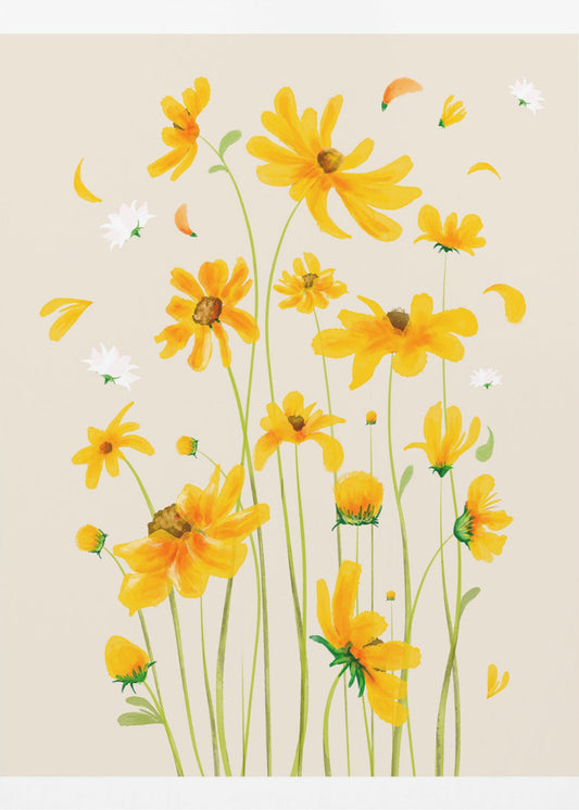 Golden Blossoms | Poster