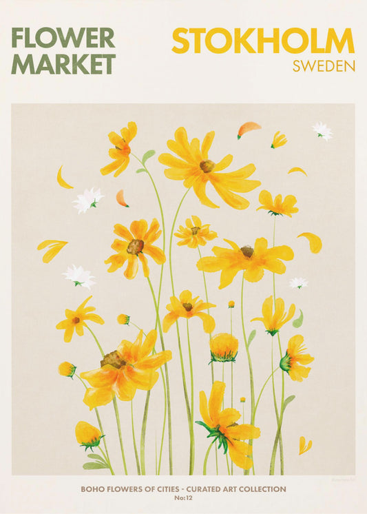 Stockholm Blooms | Canvas