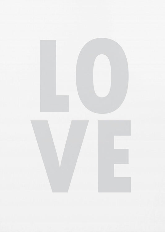 Lovegray2f Oju 2x3 | Canvas