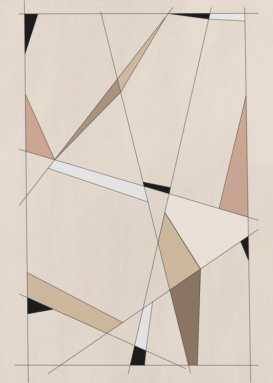 Geometric Beige Art | Poster