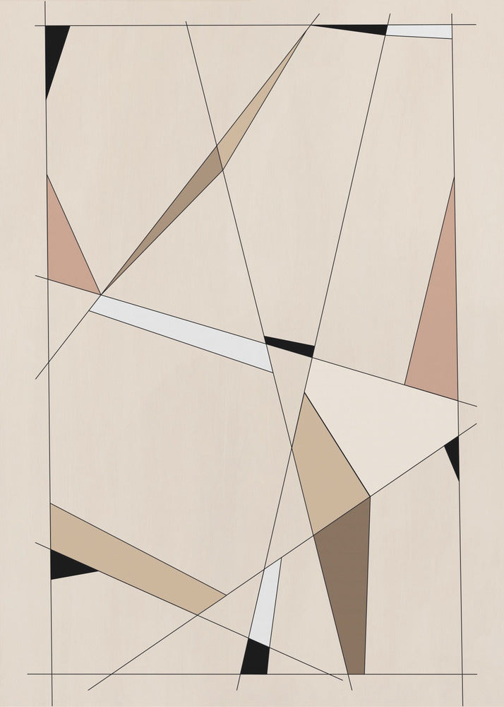 Geometric Beige Art | Canvas