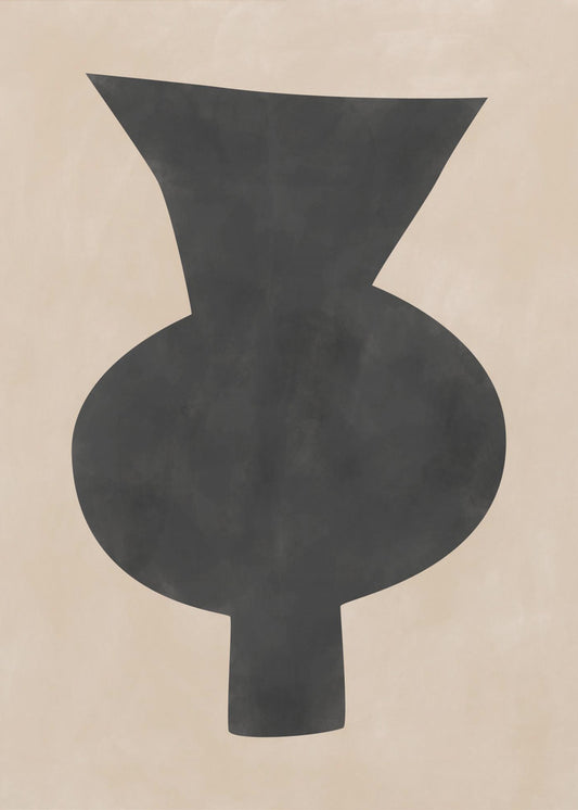 Abstract Vase Silhouette | Poster