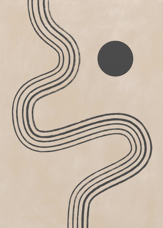 Curves and Sphere | Poster