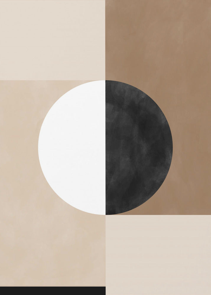 Geometric Shapes with a Central Circle | Poster