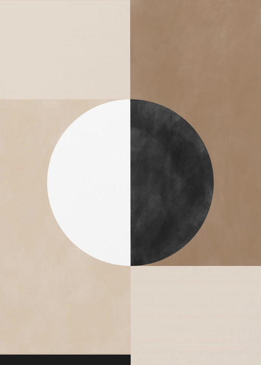 Geometric Shapes with a Central Circle | Poster